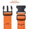 Luggage Straps for Suitcases 4 Pack, TSA Approved Travel Essentials,