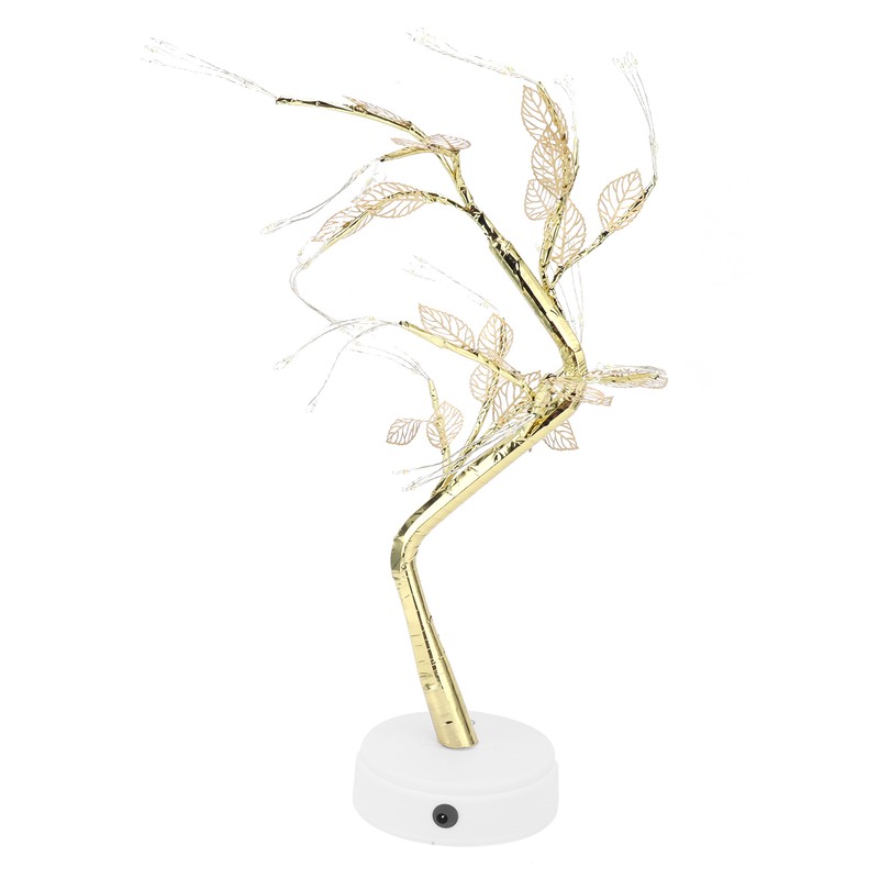 Night Light 72LEDs Artificial Leaf Bonsai LED Copper Wire Lamp