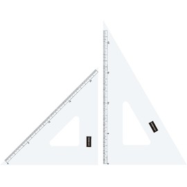 utida Triangle Ruler 18cmx2 mm Scale with