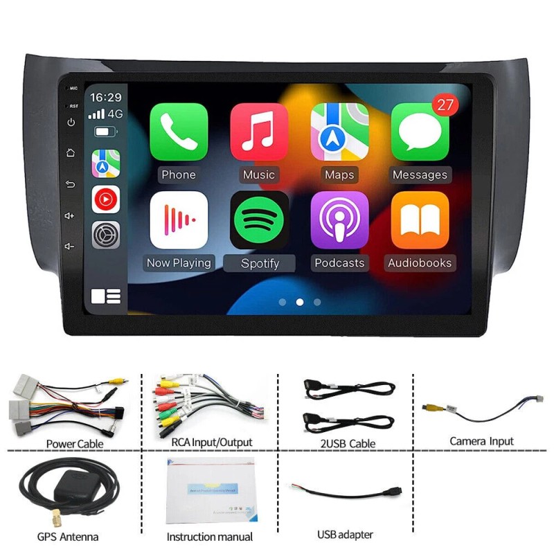 Fortdows Apple CarPlay For 2012-2019 Nissan Sentra Sylphy Android 13
