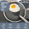 Lexi Home Tri-ply 8" Stainless Steel Scratch Resistant Nonstick Frying