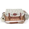 Multifunctional Wicker Picnic Basket Set for 4 with Blanket and