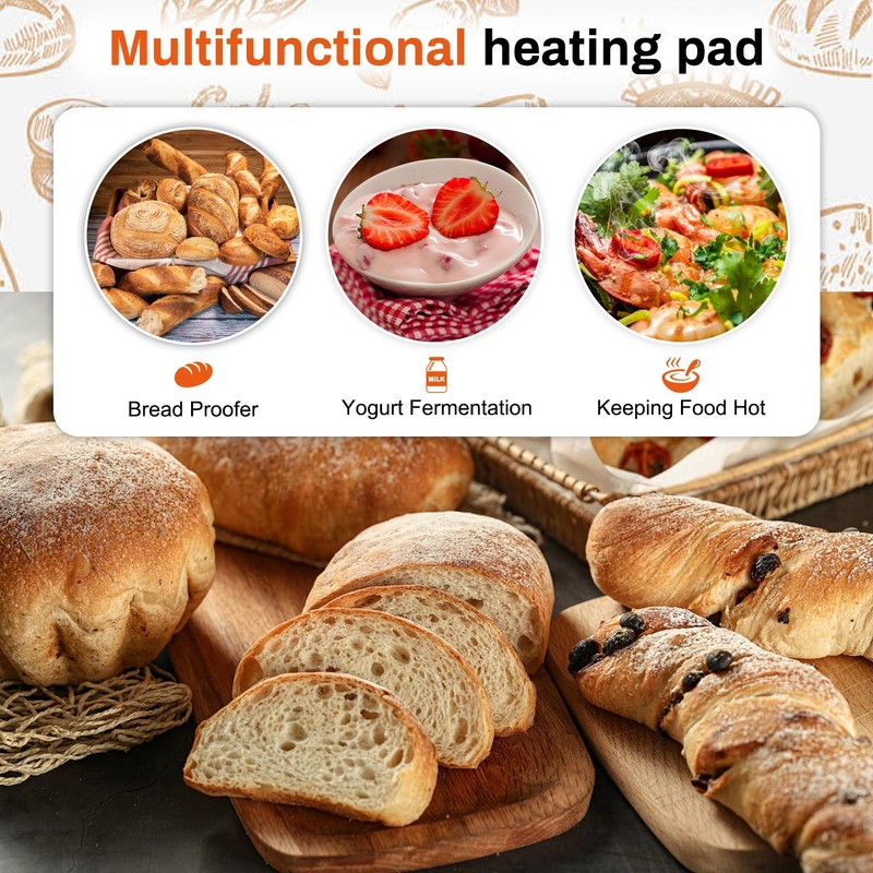 Sourdough Heating Mat Dough Proofing Box Fahrenheit, 59°F - 140°F