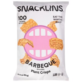 Snacklins Plant Crisps Barbeque Multi 3 oz (Pack Of 12)