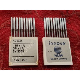 muva 100 Muva Sewing Needles 135x17, DPx17, Sz 125/20 Walking Foot Upholstery Germany