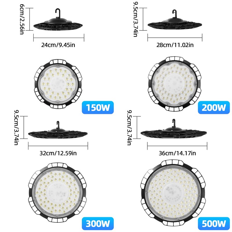 Viugreum High Bay LED Shop Lights, 200W UFO LED High