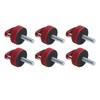 6PCS Hard Top Quick Removal Fastener Thumb Screw with D