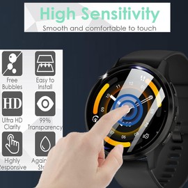 Blueshaweu Compatible for Garmin Venu 3 Screen Protector, [3 Pack] 3D Full Coverage PET Soft Screen Protector Film Compatible with Garmin Venu 3 45mm Smartwatch (3 pack)