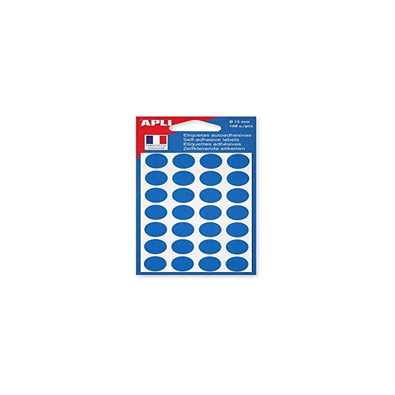 Agipa 111842 Coding Dots Round Diameter: 15 mm, Blue