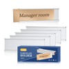 Lenink 6 Pack Name Plate Holder, Wall Mount Office Door