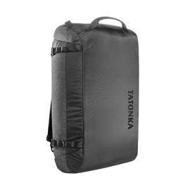 Tatonka Duffle Bag 45L - Foldable Travel Bag with Backpack Function, Lockable, Small Stowable and with 45 Litre Volume, black, Foldable travel bag with 45 litre volume