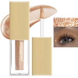 Housn Liquid Glitter Eye Shadow, Long-Lasting Waterproof High Pigment Liquid Glitter Eye Shadow, Starry Sequins Mermaid Eye Shadow, Sparkling Shimmer Metal Eyes Makeup (#03)