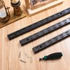 MorningRo 6 Pcs Dual Track Upright Wall Shelving System Heavy