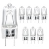 HUTUDAN 8-Pack 6912A40002J Microwave Halogen Light Bulb, 120V 50W G8