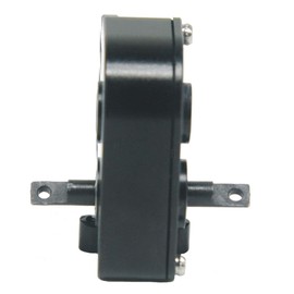 Hot Team Hobby Aluminum DIY Gear Box Gearbox Transmission for SCX24 RC Parts Upgrade Parts (Black)