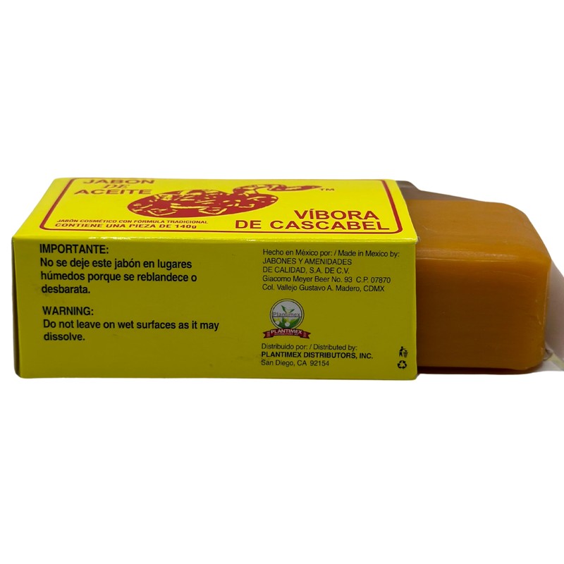 Jabon de aceite de vibora de cascabel (140g) jabon para