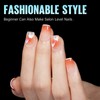 TOMICCA Coffin False Nail Tips, 360 Pieces, Ultra Short Ballerina