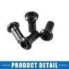 A ABSOPRO Door Hinge Nuts Anti Rust Hinge Lock Bolts