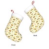 Yellow Car Christmas Stocking,17.7" Xmas Fireplace Hanging Stockings Decoration Stockings