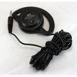 Maxar Electric Earphones, Hard to Fall Out, 8.9 ft (3 m), Ear Hook Section, Can Be Worn on Either Right or Left Ear
