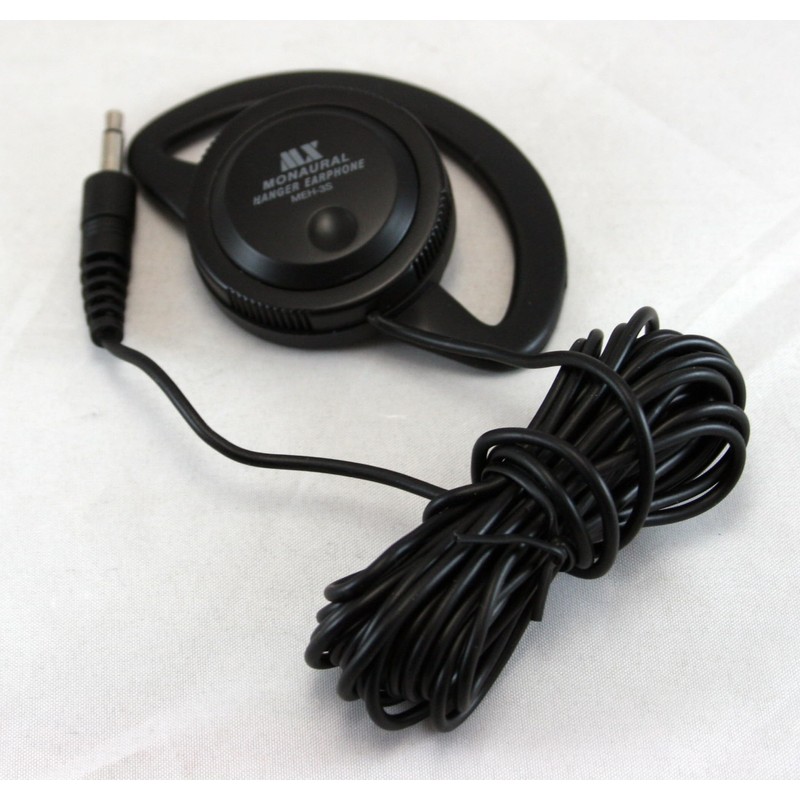 Maxar Electric Earphones, Hard to Fall Out, 8.9 ft (3