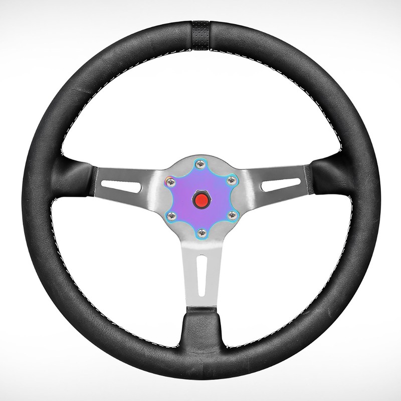 75MM Steering Wheel Horn Button Cover Hexagonal Horn Push Button