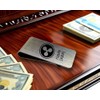 Elegant Elegant Money Clip Made of Brushed Stainless Steel Ripple