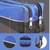 Arpan X-Large Size Double Zip Fabric Pencil Case - Ideal