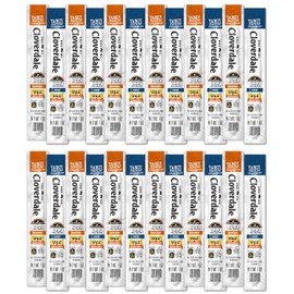 Cloverdale Tangy Snackers Summer Sausage Stick 1 Ounce Variety – Individually Wrapped Summer Sausage Beef Sticks, Soft Bite Meat Sticks, Summer Sausage Sticks