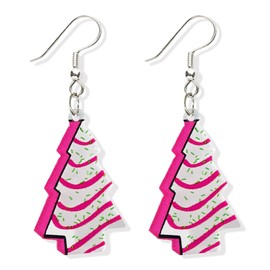 Christmas Earrings Snowman Dangle Drop Earrings Christmas Tree Jingle Bell Reindeer Snowflake Earrings Xmas Earrings Christmas Jewelry Christmas Gifts 2024