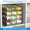 MAXIFFE 4 Tier Can Organizer, Space-Saving Easy Assembly Adjustable Sturdy