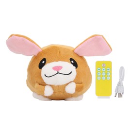 Jumping Plush Toy Remote Control Ball Baby Talking Learning Toy Interactive Bouncing Toy for Kids Small Dog