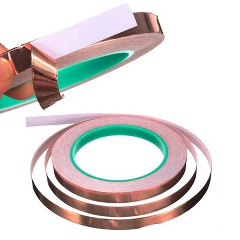 Oubaka 6 Pack Copper Foil Tape,Double-Sided Conductive Copper Tape with