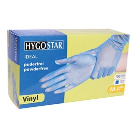 Vinyl Gloves – Perfect For Pack Of 100, xl, blue