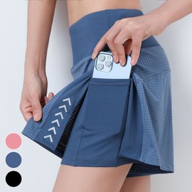 Cooling High-Waist Yoga Shorts ELC1024 Pink-S(44-55)