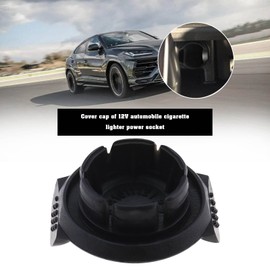 eMagTech 5 Stück Zigarettenanzünder Steckdosenabdeckung 12V Steckdosenkappe 21 Mm Staubdicht wasserdichte Kappe Fahrzeuge Ersatzzubehör Kunststoff Schwarz