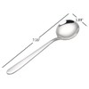 Yarebest Stainless Steel Round Spoon, Table Spoon Set, 6 Piece