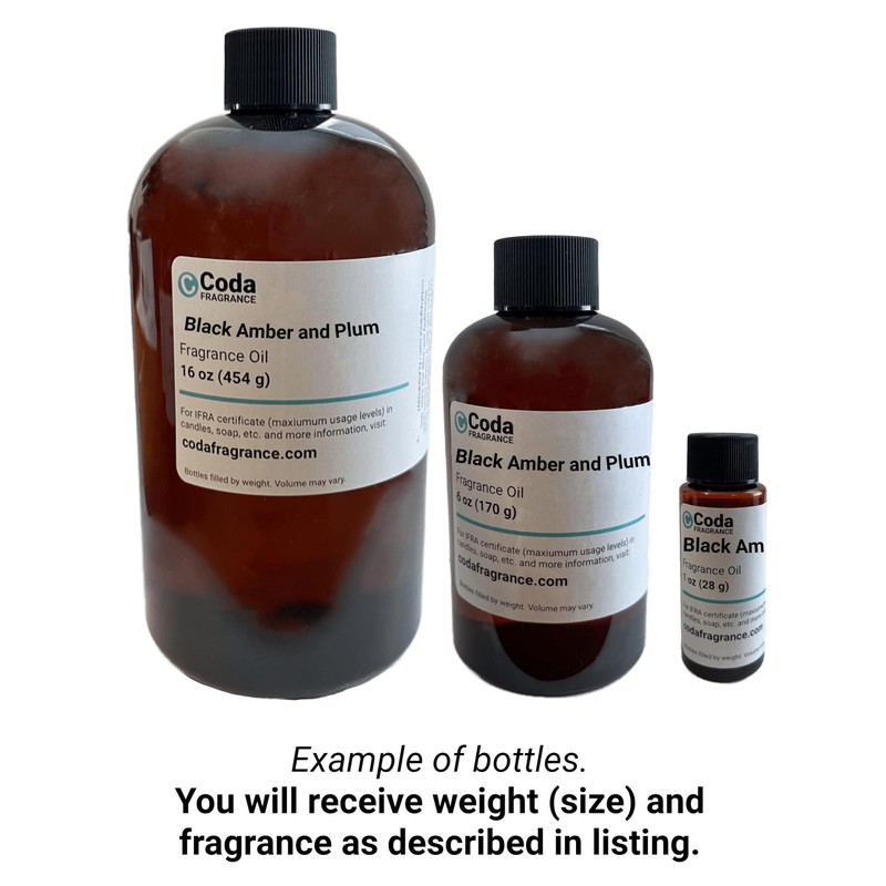 Black Amber and Plum Fragrance Oil | by Coda Fragrance