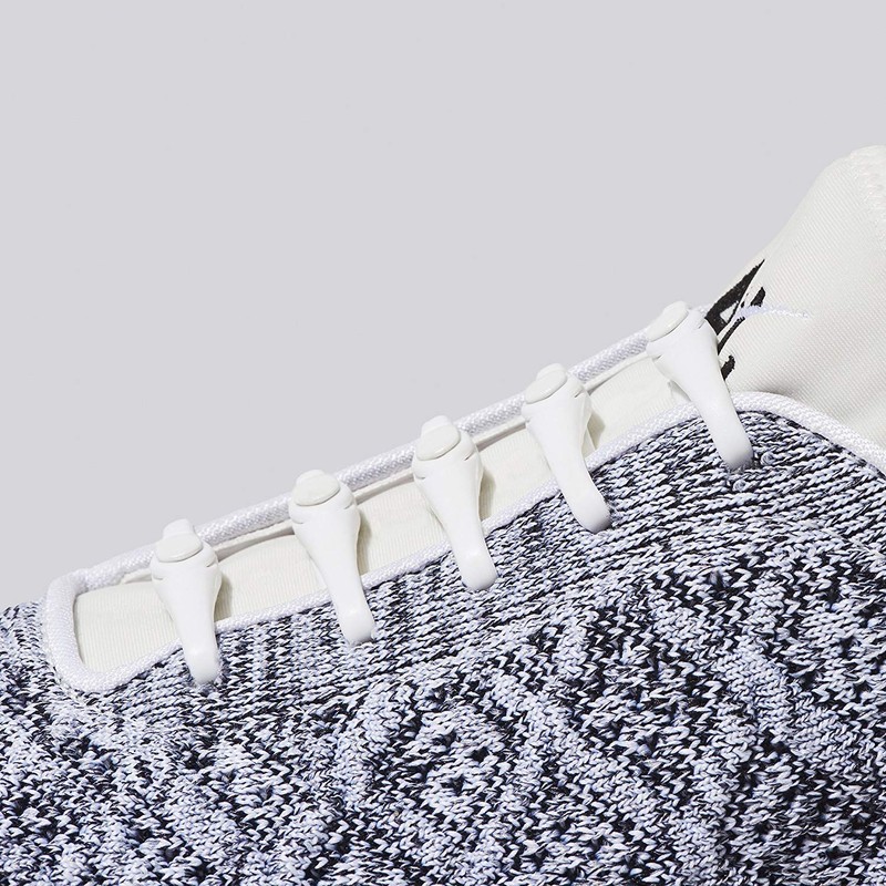 HICKIES Elastic Tie-Free Shoe Laces (2.0 New), White