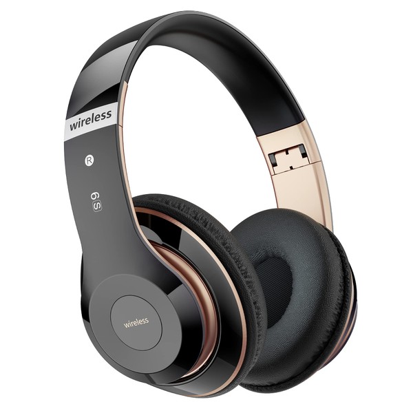 Moobesthy Bluetooth Headphones Over Ear, Wireless Headphones Over Ear, 60H