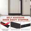 Weather Stripping Flexible Silicone Door Seal Strip Self Adhesive Door