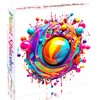Bgraamiens Paint Splashes - 1000 Pieces Gradient Colorful Impossible Puzzle
