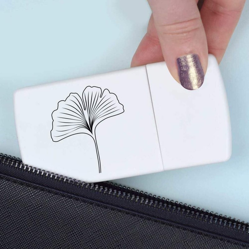 'Ginkgo Leaf' Pill Box with Tablet Splitter (PI00028426)