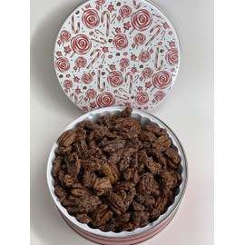 Cinnamon Roasted Nuts Gift Tin (Pecans, 1.5 Pound)