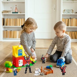 360 Pcs Ski-bi-di Building Block Toys Toilet Toys, Game Figure Camera-Man Ti-tan Speaker Man TV Man Figures Upgraded Block Collectible Animation Birthday Model Funny Ideas Gifts Suitable for Boys