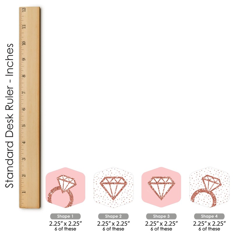 Big Dot of Happiness Bride Squad - Rose Gold Bridal