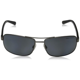 Polo Men's PH3095 Sunglasses Matte Gunmetal / Polar Grey 63mm