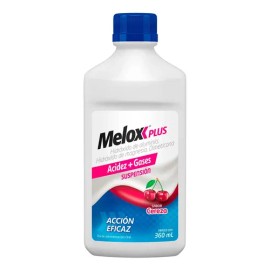 Melox Plus Cereza 200 Mg 1 Frasco Suspension 360 Ml