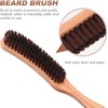 Cepillo para Barba de Hombre Zerodeko Mango de Madera Marrón