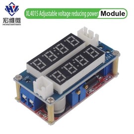 XL4015 5A 75W 가변 전력 CC/CV 스텝다운 충전 모듈 LED 드라이버 전압계 전류계 정전류 XL4015 5A 75W Adjustable Power CC/CV Step-Down Charging Module LED Driver Voltmeter Ammeter Constant Current
